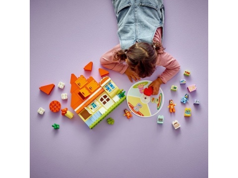 LEGO 10459 DUPLO Bluey - Dom rodzinny Blue z grą pamięciową