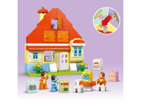 LEGO 10459 DUPLO Bluey - Dom rodzinny Blue z grą pamięciową