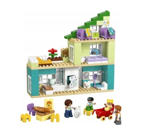 LEGO 10470 Duplo - Nowoczesny dom rodzinny 3 w 1 z figurkami