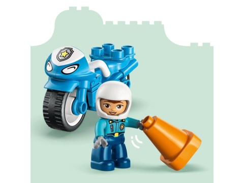 LEGO 10471 Duplo - Niebieski motocykl policyjny
