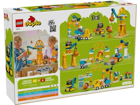 LEGO 10476 Duplo - Plac budowy z pojazdami 3 w 1