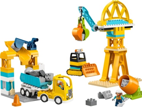 LEGO 10476 Duplo - Plac budowy z pojazdami 3 w 1