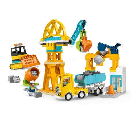 LEGO 10476 Duplo - Plac budowy z pojazdami 3 w 1