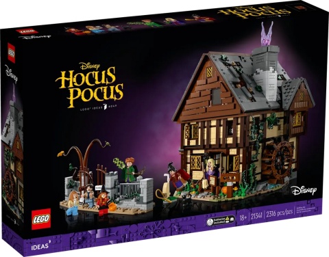 LEGO 21341 Ideas - Disney Hokus Pokus: Chata sióstr Sanderson