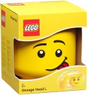 LEGO 40321726 - Pojemnik głowa duża L - Chłopiec język LEGO 40321726 - Pojemnik głowa duża L - Chłopiec język
