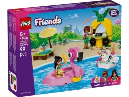 LEGO 42658 Friends - Impreza na basenie z jednorożcem i flamingiem