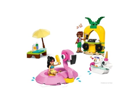 LEGO 42658 Friends - Impreza na basenie z jednorożcem i flamingiem