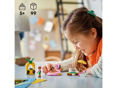 LEGO 42658 Friends - Impreza na basenie z jednorożcem i flamingiem