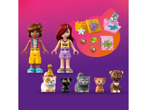 LEGO 42666 Friends - Kocie przyjęcie urodzinowe i domek na drzewie
