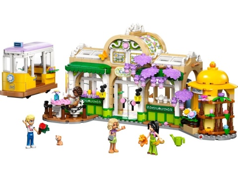 LEGO 42671 Friends - Zielona kawiarnia i kwiaciarnia