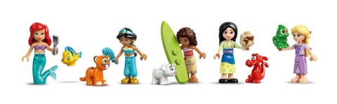 LEGO 43267 Disney - Zamek księżniczek i królewskie zwierzaki