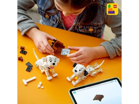 LEGO 43271 Disney - 101 dalmatyńczyków - Szczeniaczki Szczęściarz i Penny