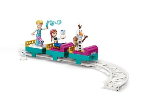 LEGO 43281 Disney - Lodowy zamek Elzy i śnieżna przejażdżka