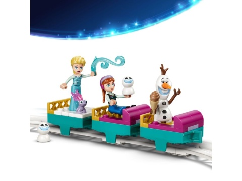 LEGO 43281 Disney - Lodowy zamek Elzy i śnieżna przejażdżka