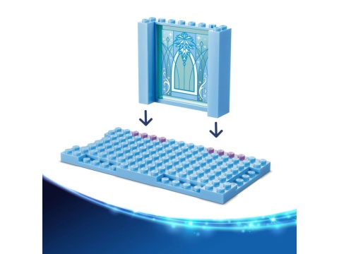 LEGO 43281 Disney - Lodowy zamek Elzy i śnieżna przejażdżka