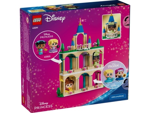 LEGO 43291 Disney - Mała Bella i Tiana z zamkiem