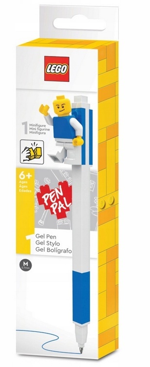 LEGO 52600 - Pojedynczy długopis żelowy - Niebieski + MINIFIGURKA