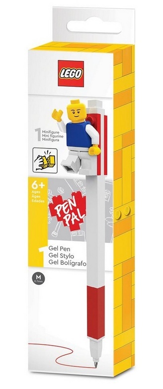 LEGO 52602 - Pojedynczy długopis żelowy - Czerwony + MINIFIGURKA LEGO 52602 - Pojedynczy długopis żelowy - Czerwony + MINIFIGURKA