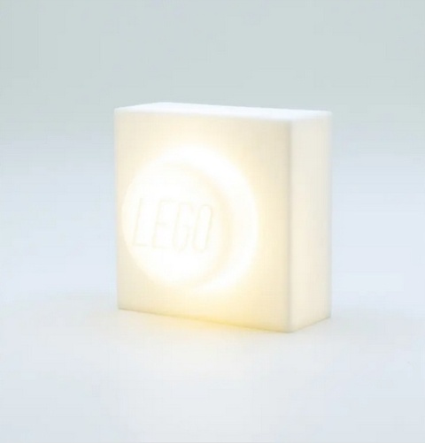 LEGO LGL - LP50 - Lampka silikonowa mała - Klocek: Biały