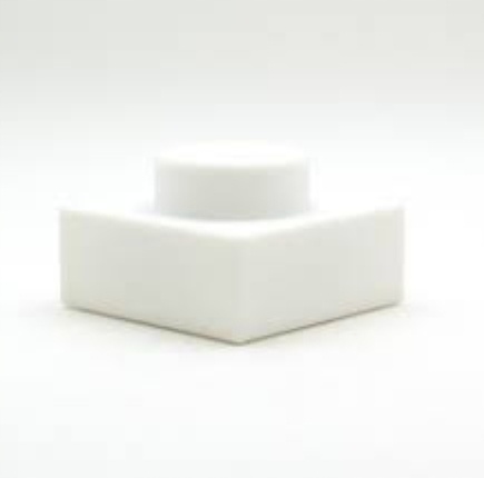 LEGO LGL - LP50 - Lampka silikonowa mała - Klocek: Biały