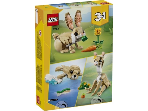 LEGO 31162 Creator 3w1 - Uroczy króliczek