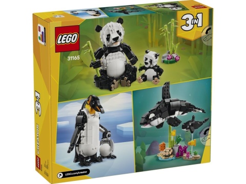 LEGO 31165 Creator 3w1 - Dzikie zwierzęta: rodzina pand