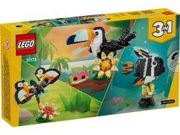 LEGO 31173 Creator 3w1 - Dzikie zwierzęta: Tropikalny tukan