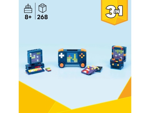 LEGO 31380 Creator 3w1 - Konsola do gry retro