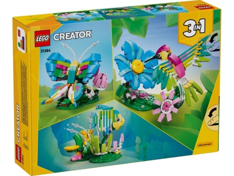 LEGO 31384 Creator 3w1 - Dzikie zwierzęta: kolorowy koliber