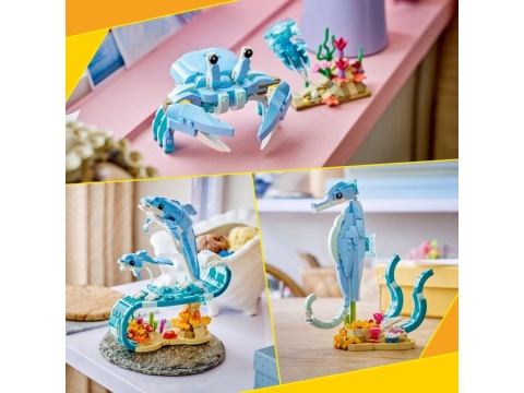 LEGO 31385 Creator 3w1 - Zwierzęta morskie: piękny delfin