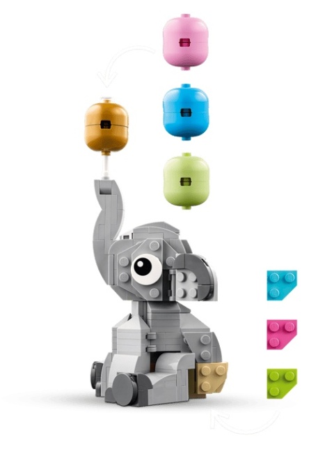 LEGO 40814 Słoniątko na niebie