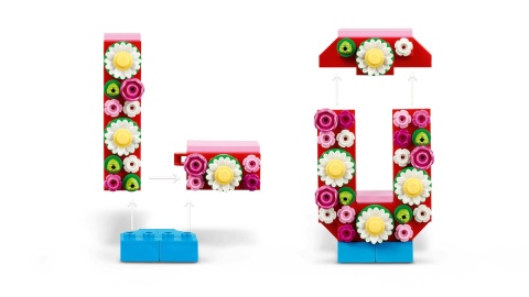 LEGO 40867 Litery pełne miłości