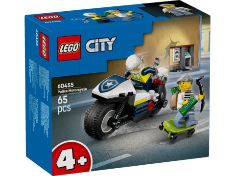 LEGO 60455 City - Pościg na motocyklu policyjnym