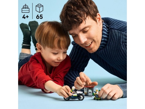 LEGO 60455 City - Pościg na motocyklu policyjnym
