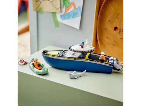 LEGO 60456 City - Pościg łodzią policyjną