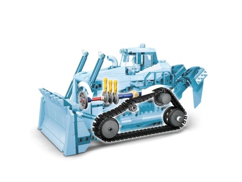 LEGO 60466 City - Żółty buldożer z ładowarką