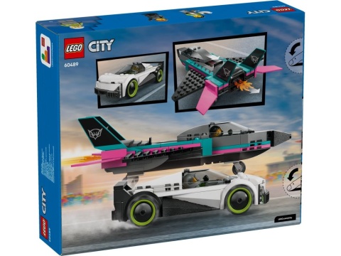 LEGO 60489 City - Odrzutowiec kontra samochód