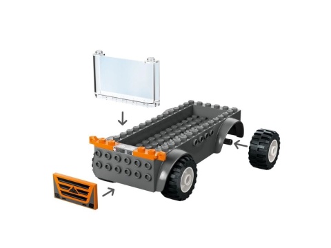 LEGO 60491 City - Laweta dla motocykli