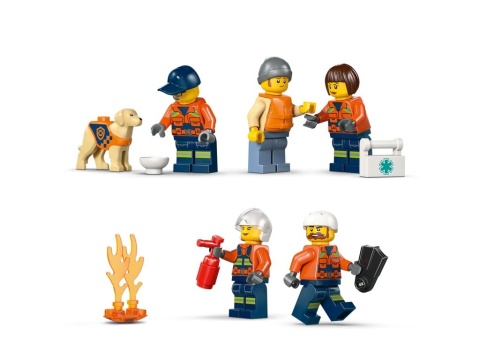 LEGO 60504 City - Łódź ratunkowa i helikopter straży przybrzeżnej