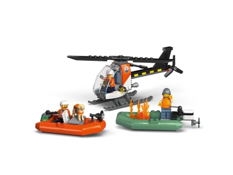 LEGO 60504 City - Łódź ratunkowa i helikopter straży przybrzeżnej