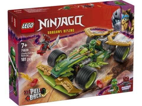 LEGO 71828 Ninjago - Samochód wyścigowy Lloyda z napędem typu pull-back