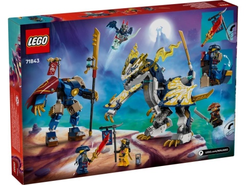 LEGO 71843 Ninjago - Mech smoczego jeźdźca Rogue’a