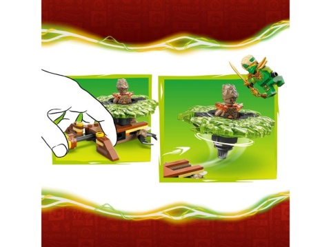 LEGO 71850 Ninjago - Lloyd kontra ziemny potwór na spinnerze