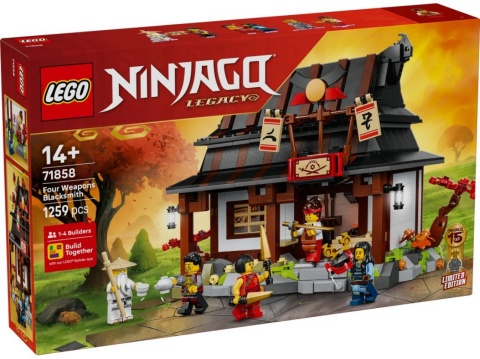 LEGO 71858 Ninjago - Kuźnia Cztery Bronie - 15-lecie