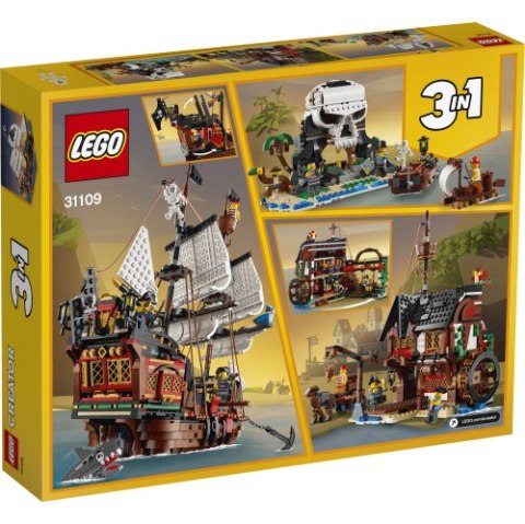 LEGO 31109 CREATOR 3w1 - Statek piracki LEGO 31109 CREATOR 3w1 - Statek piracki