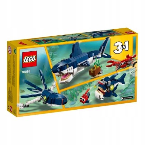 LEGO 31088 CREATOR 3w1 - Morskie stworzenia LEGO 31088 CREATOR 3w1 - Morskie stworzenia