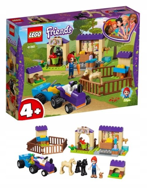 LEGO 41361 FRIENDS - Stajnia ze źrebakami Mii LEGO 41361 FRIENDS - Stajnia ze źrebakami Mii