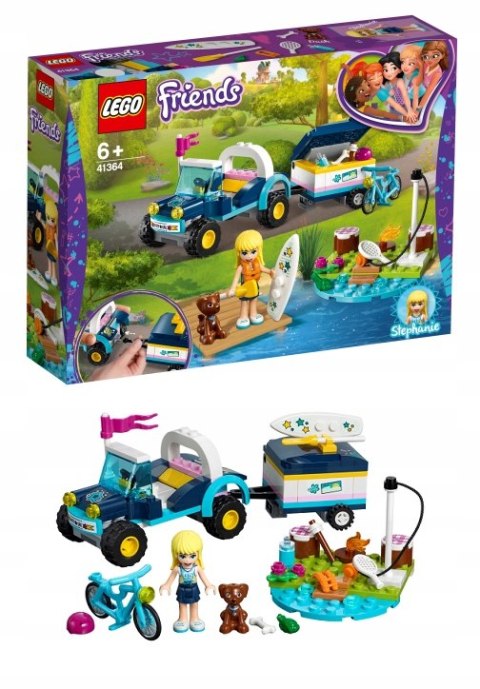 LEGO 41364 FRIENDS - Łazik z przyczepką Stephanie LEGO 41364 FRIENDS - Łazik z przyczepką Stephanie